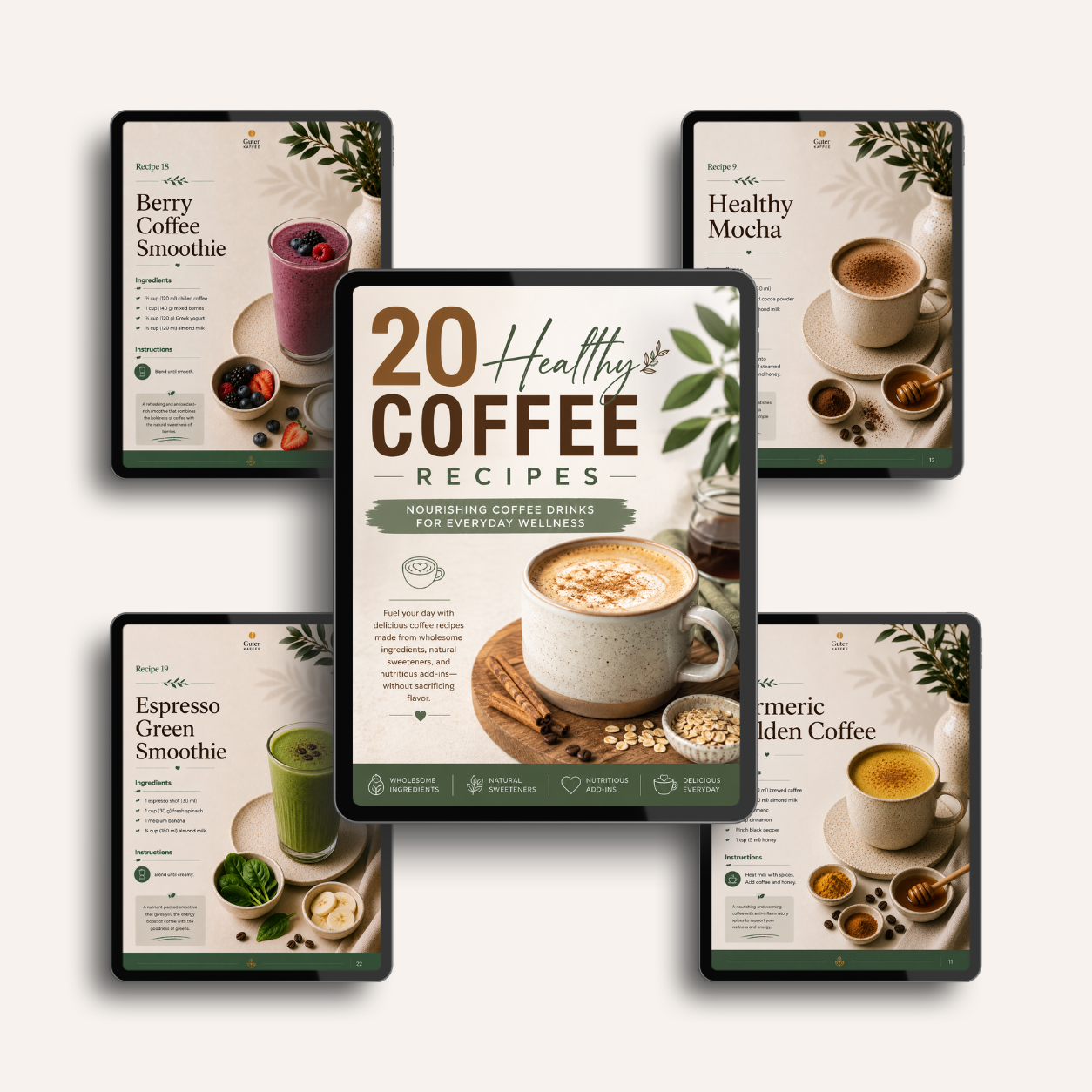 E-Book - Guter Kaffee - 20 Healthy Coffee Recipes