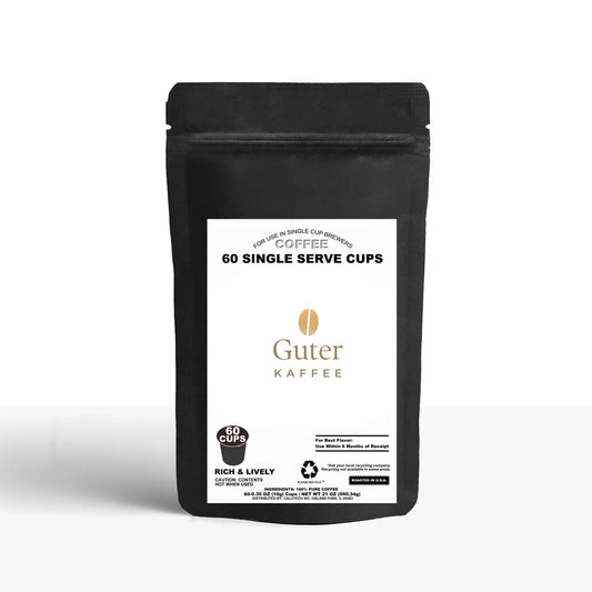 Guter Kaffee - 60 Pack Single Serve Coffee Capsules